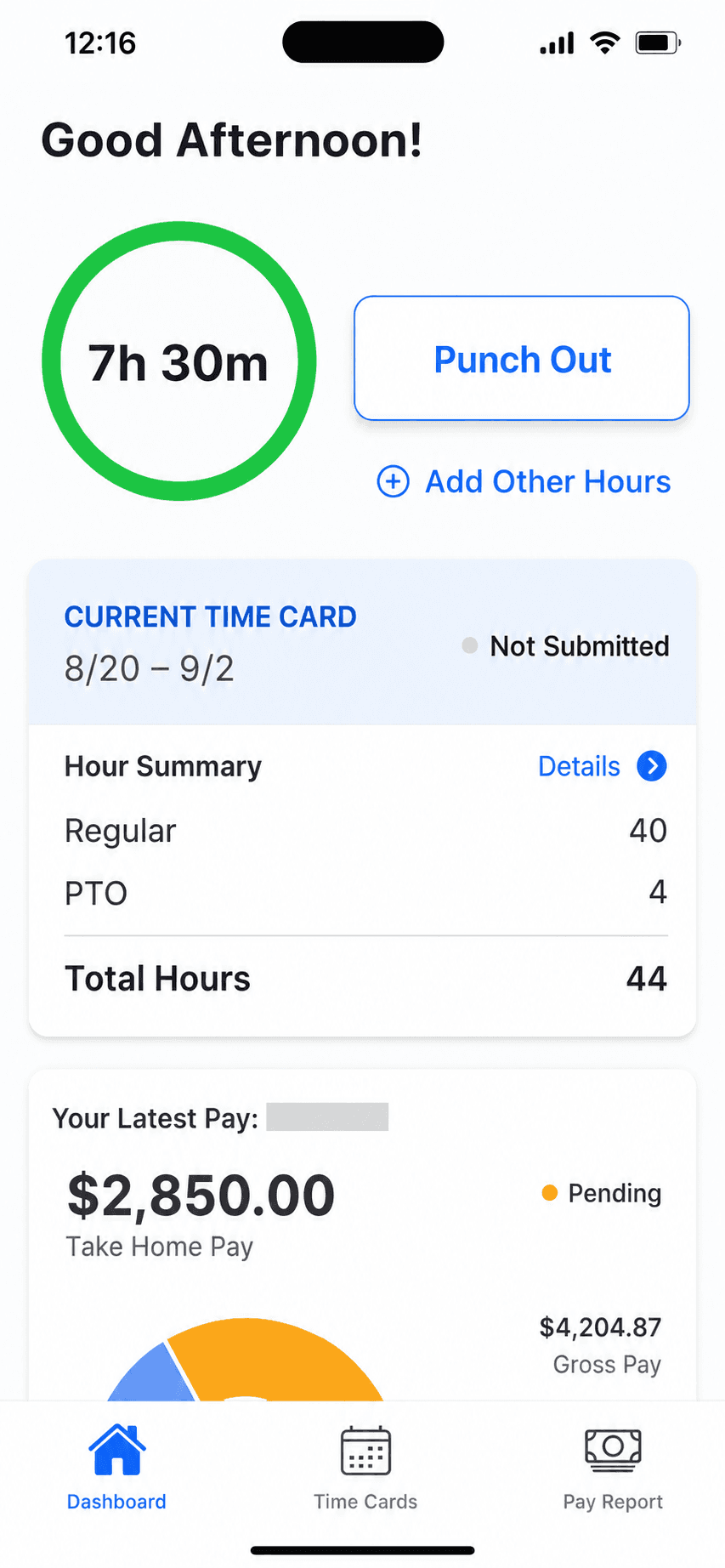 Patriot Software dashboard